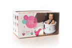 Cupcake Babies Baignoire Small et gonfleur: Blanc